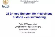 Skärmklipp av första sidan på presentatonen
