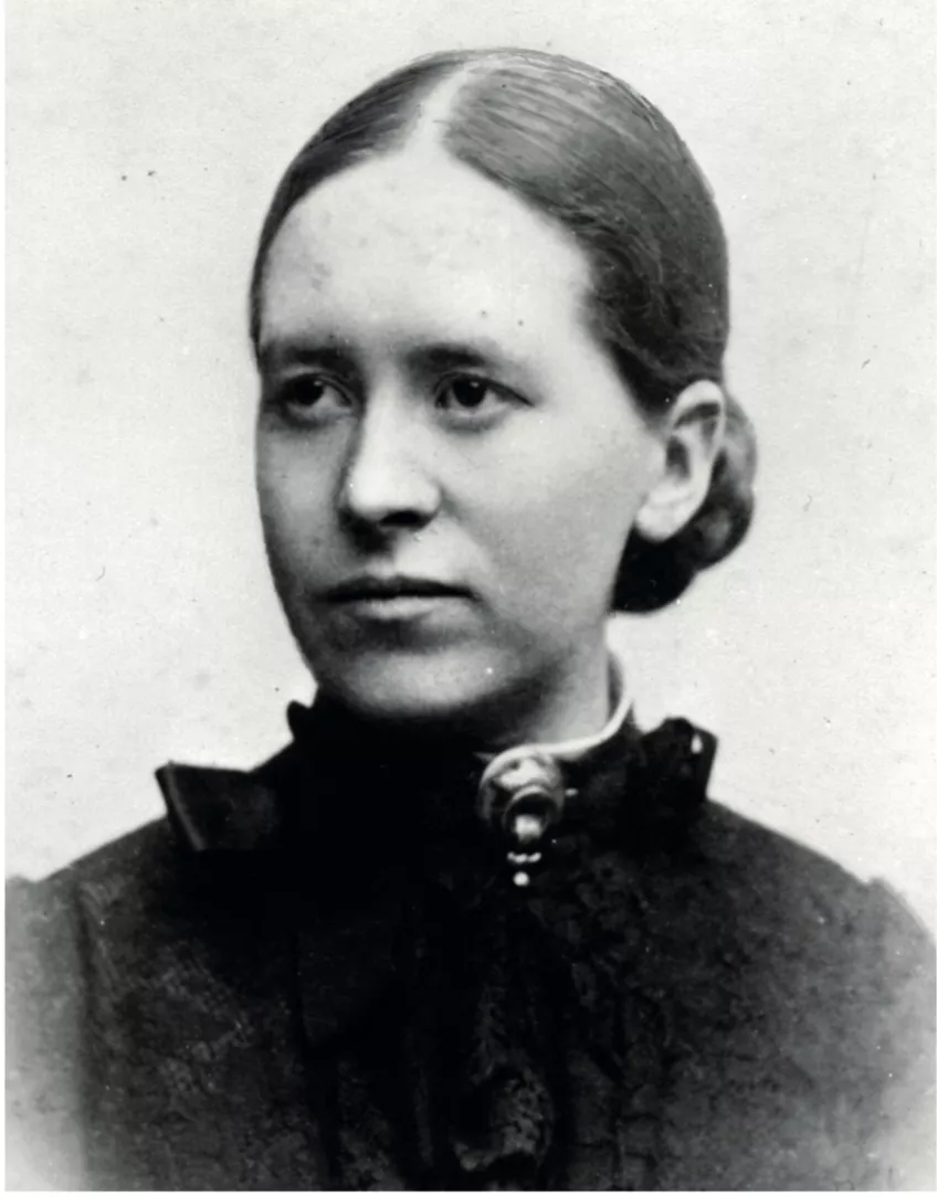 Foto på Hedda Andersson 1861-1950 blev den första kvinnliga läkaren med examen från Lunds universitet. foto smhs arkiv