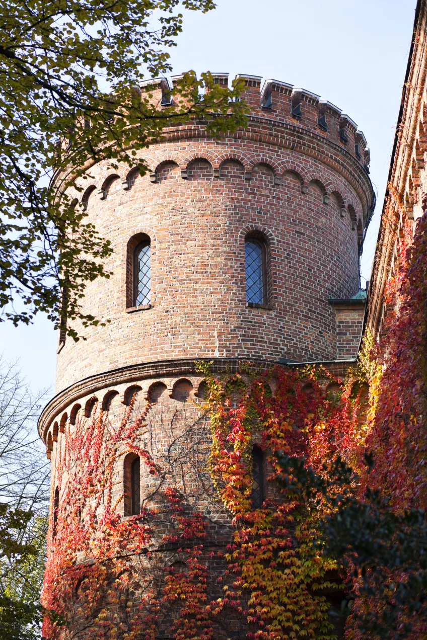 Fotografi över Kungshusets torn, Lunds Universitet