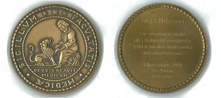 Foto på medalj